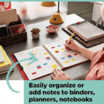 Post-it Flags Combo Pack, 4 On-The-Go Dispensers/Pack, 120 .94 in Wide and 200 .47 in Wide Flags, Assorted Colors (683-XL1) - Image 2