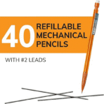 BIC Xtra Smooth Mechanical Pencil, 0.7 mm Medium Point, Refillable and Retractable, 40-Count Pack - Image 2