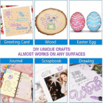 Glitter Markers Outline Glitter Pens: 12 Shimmer Metallic Tween Teen Girl Gifts Trendy Stuff 4-16 Year Old,Arts Crafts Kids Ages 8-12,Art Supplies Kids 6-8 9-12 10-12,Cute Cool Fun Crafts Girls 8-12 - Image 2